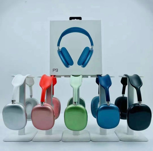 Écouteurs Casques P9 Max Écouteurs Écouteurs Sans Fil Sur Les Écouteurs Blue Tooth